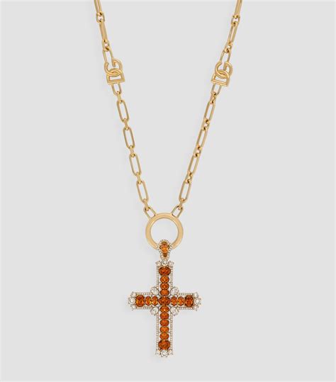 dolce gabbana necklace cross